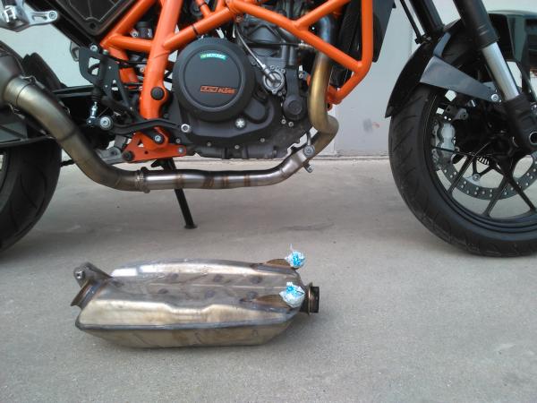 KTM DUKE 690 ELIMINACATALIZZATORE