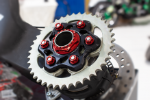 Sprocket carrier and nuts kit Ducati Streetfighter V4