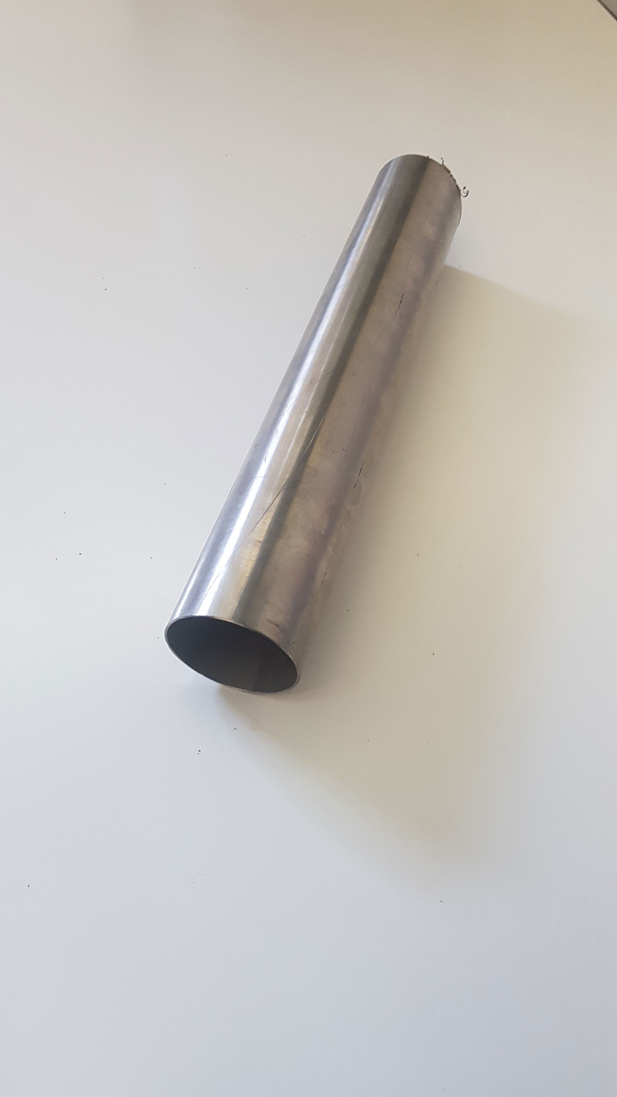 TUBO ACCIAIO INOX 304 DIAM. 57ø x 1.5mm x 1000mm